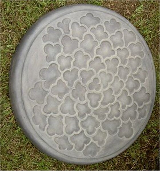 Cloud Stepping Stone Cement Garden Sculpture Garden Pathways Statue